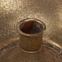 Artikel Decoratieve beker met kandelaar gouden stokkandelaar antiek Ø17cm