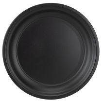 Artikel Decoratief bord metaal kom decoratief bord antraciet Ø26cm 2 stuks