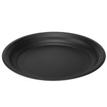 Artikel Decoratief bord metaal kom decoratief bord antraciet Ø26cm 2 stuks