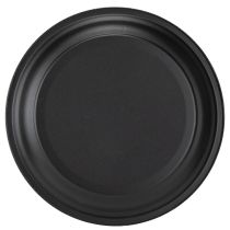 Artikel Decoratief bord metaal kom decoratief bord antraciet Ø26cm 2 stuks