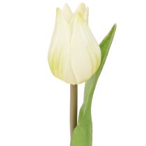 Artikel Decoratieve Tulpen Kunstbloemen Wit Crème 20cm 6 st.
