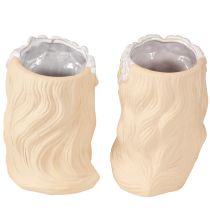 Artikel Decoratieve vaas keramiek plantenbak meisje Ø7,5cm H16cm 2 stuks