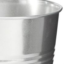 Artikel Decoratieve vaas voor droge decoratie metalen vaas zilver H30cm 7,5l