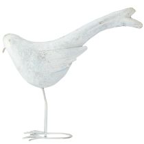 Artikel Decoratieve Vogel Metalen Decoratieve Figuur Vintage Wit Goud 35x32.5cm