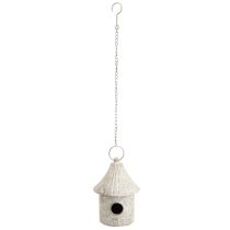 Artikel Decoratieve vogelhuisje metalen hangende decoratie in antiek Ø15cm H21cm