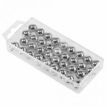 Artikel Sierkralen zilver metallic 14mm 35 st