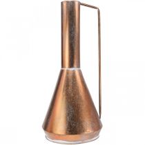 Artikel Elegante staande vaas, vintage stijl, oosterse, koperkleurige metalen sierkan, Ø26cm H58cm