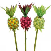 Artikel Deco ananas kunstfruit deco fruit Ø7cm H50cm 3st