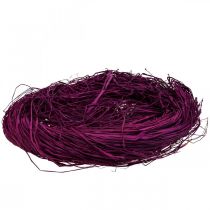 Artikel Decoratieve raffia voor handwerk Natuurlijke raffia raffia violet 300g