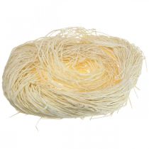 Artikel Decoratieve bast voor handwerk Raffia bast natuurlijke bast gebleekt 200g