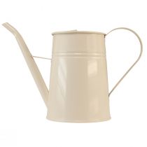 Artikel Decoratieve gieter metalen gieter voor binnen crème H23cm 1,7L