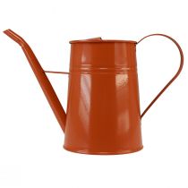 Artikel Decoratieve gieter metaal decoratie oranje bruin 1,7L H23cm