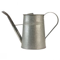 Artikel Gegalvaniseerde decoratieve gieter, metaal, grijs, vintage look, 1,7L, H23cm, voor stijlvolle bloemendecoraties en plantenbakken