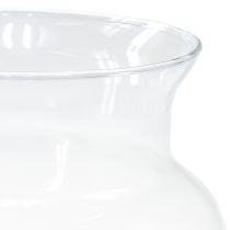 Artikel Decoratieve glazen vaas lantaarn glas helder Ø18cm H20cm