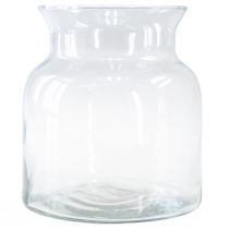 Artikel Decoratieve glazen vaas lantaarn glas helder Ø18cm H20cm