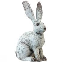 Artikel Decoratief konijn zittend shabby chic wit decoratief figuur H46,5cm
