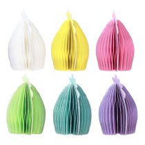 Artikel Decoratieve kippen gemaakt van honingraatpapier 11×6m5×12cm 6st
