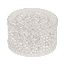 Artikel Decoratieve kralen voor het rijgen van hobbykralen wit 6 mm 300 g