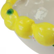 Artikel Decoratieve schaal citroen fruitschaal keramiek Ø30cm