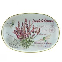 Artikel Decoratief dienblad lavendel kunststof dienblad wit 39×27,5cm