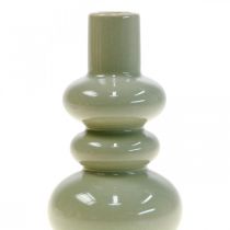 Decoratieve vazen, keramiek vazenset bolvormig H13,5cm Ø7,5cm 3st