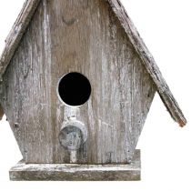 Artikel Decoratief vogelhuisje om op te hangen Vogelhuisje Deco Grijs H22cm