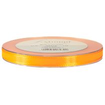 Artikel Decoratief lint cadeaulint oranje lint zelfkant 8mm 50m