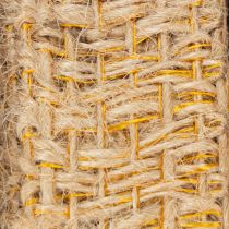 Artikel Decoratief jute lint, geel, naturel, 25 mm; rustiek decoratief jute lint, 10 m