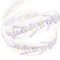 Artikel Decoratief lint lavendel zomers cadeaulint 25mm 18m