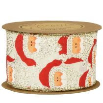 Artikel Decoratief lint Kerstman decoratief lint 60mm 10m