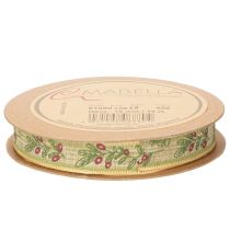 Artikel Cadeaulint olijftak met elegante takken en olijven 1,5 cm 15 m