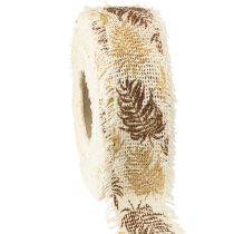 Artikel Decoratief lint regenwoud katoenlint bruin 30mm 15m