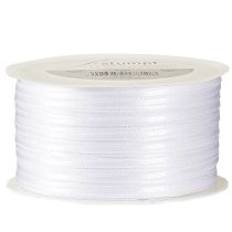 Artikel Decoratief lint satijnen lint wit dubbel satijnen lint 3mm 50m