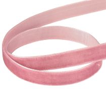 Artikel Decoratief lint fluweel lichtpaars 10mm 20m