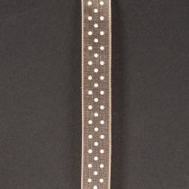 Artikel Cadeaulint met stippen voor stijlvolle bruiloftsdecoraties en creatieve verpakkingen, 1,5 cm breed, 20 m lang
