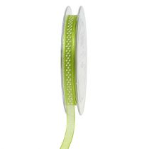 Decoratietape met stippen groen 7mm 20m