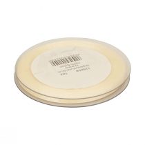 Artikel Decoratief lint cadeaulint crème organza zelfkant 6mm 50m