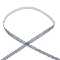 Decoratief lint fluweellint cadeaulint fluweel grijs 10mm 20m