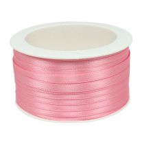 Artikel Cadeaulint roze satijnen lint decoratief lint 6mm × 50m