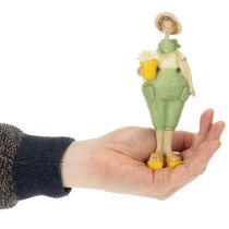 Artikel Decoratieve tuinmanfiguurtjes, tafeldecoratie, zomer, groen/geel, 16,5 x 5,5 cm, 2 stuks