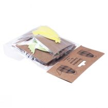Artikel Decoratieve kippen gemaakt van honingraatpapier Pasen 11×6,5×12cm 6st
