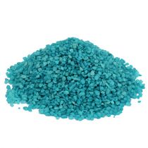 Deco granulaat turkoois 2mm - 3mm 2kg