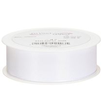 Artikel Decoratief lint cadeaulint wit polyester 40mm 50m
