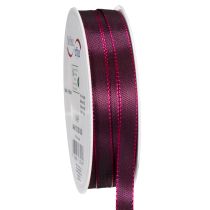 Artikel Decoratief lint, smal, glanzend taftlint voor het inpakken van cadeaus, 10 mm breed, 50 m lang