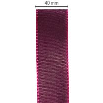 Artikel Cadeaulint, paars taftlint, elegant glanzend, 25 mm breed, 50 m lang