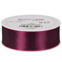 Artikel Cadeaulint, paars taftlint, elegant glanzend, 25 mm breed, 50 m lang