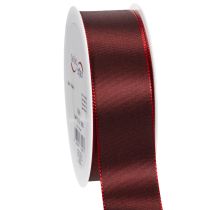 Artikel Rood decoratief lint van taft, veelzijdig, 40 mm x 50 m