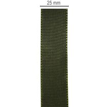 Artikel Decoratief lint, glanzend taftlint voor decoratie, 25 mm breed, 50 m lang