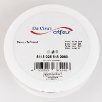 Artikel Decoratief lint, glanzend taftlint voor decoratie, 25 mm breed, 50 m lang