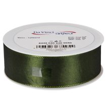 Artikel Satijnen lint voor het inpakken van cadeaus, taftlint, groen, 40 mm breed, 5 m lang